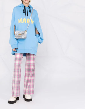 MARNI Longline Logo Hoodie for Women