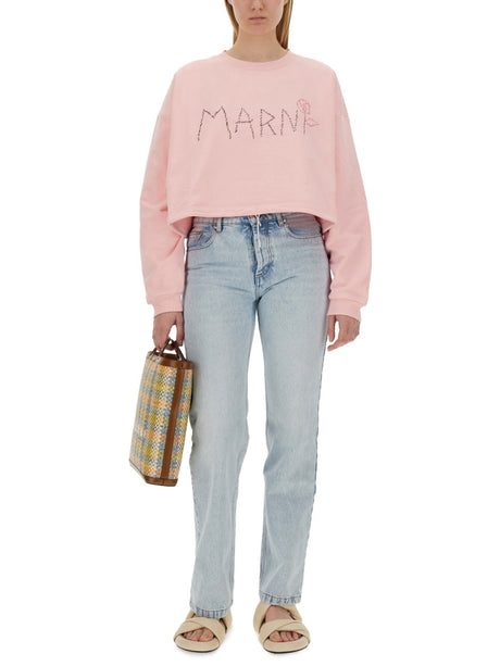 MARNI Regular Fit Logo Sweatshirt