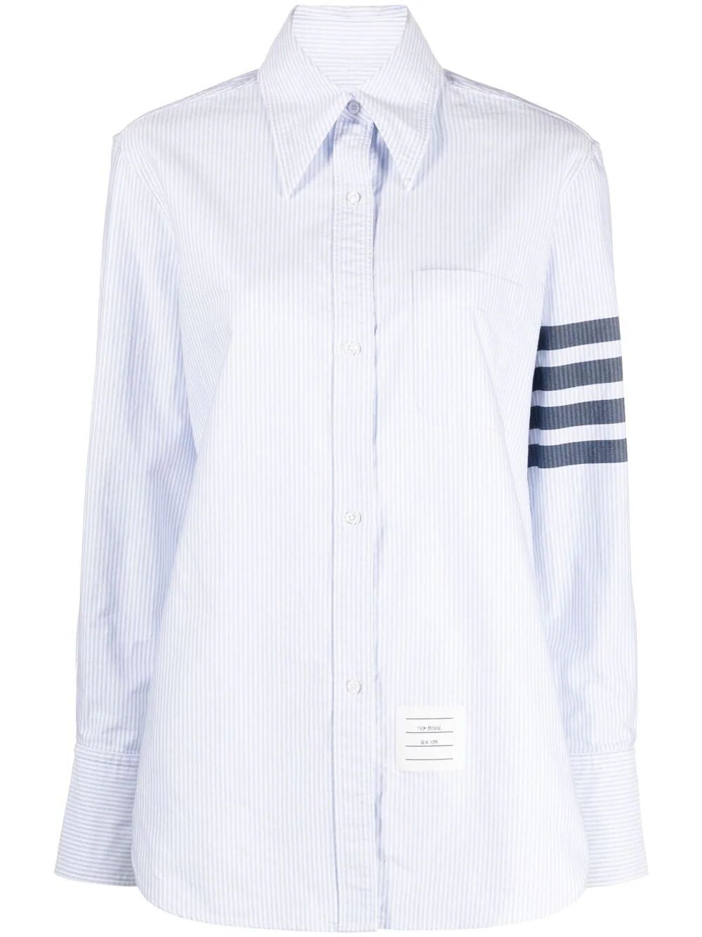 Exaggerated Collar Easy Fit Shirt بلوزة من قماش قطني بتصميم فضفاض - SS24