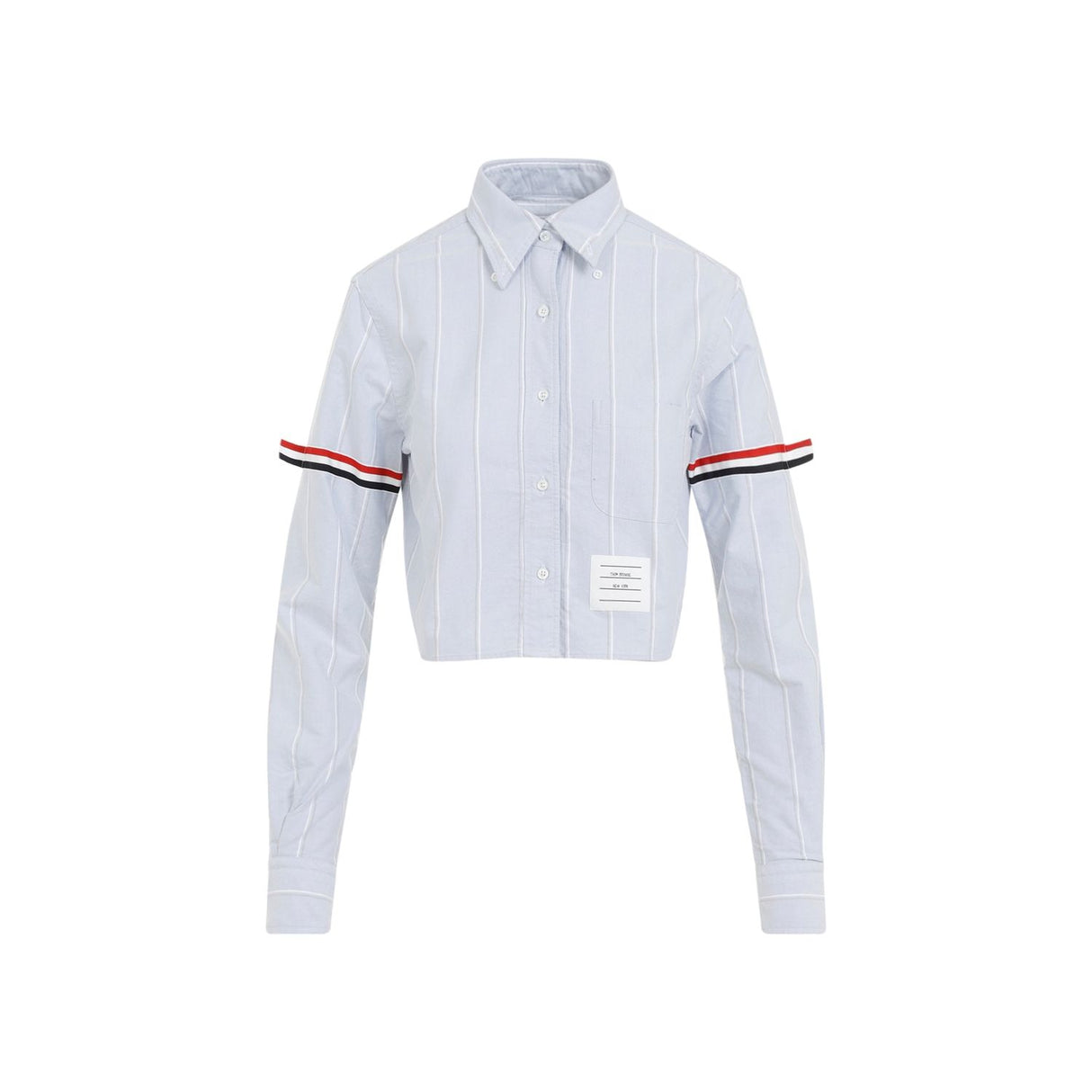 THOM BROWNE Cropped Cotton Shirt for Women