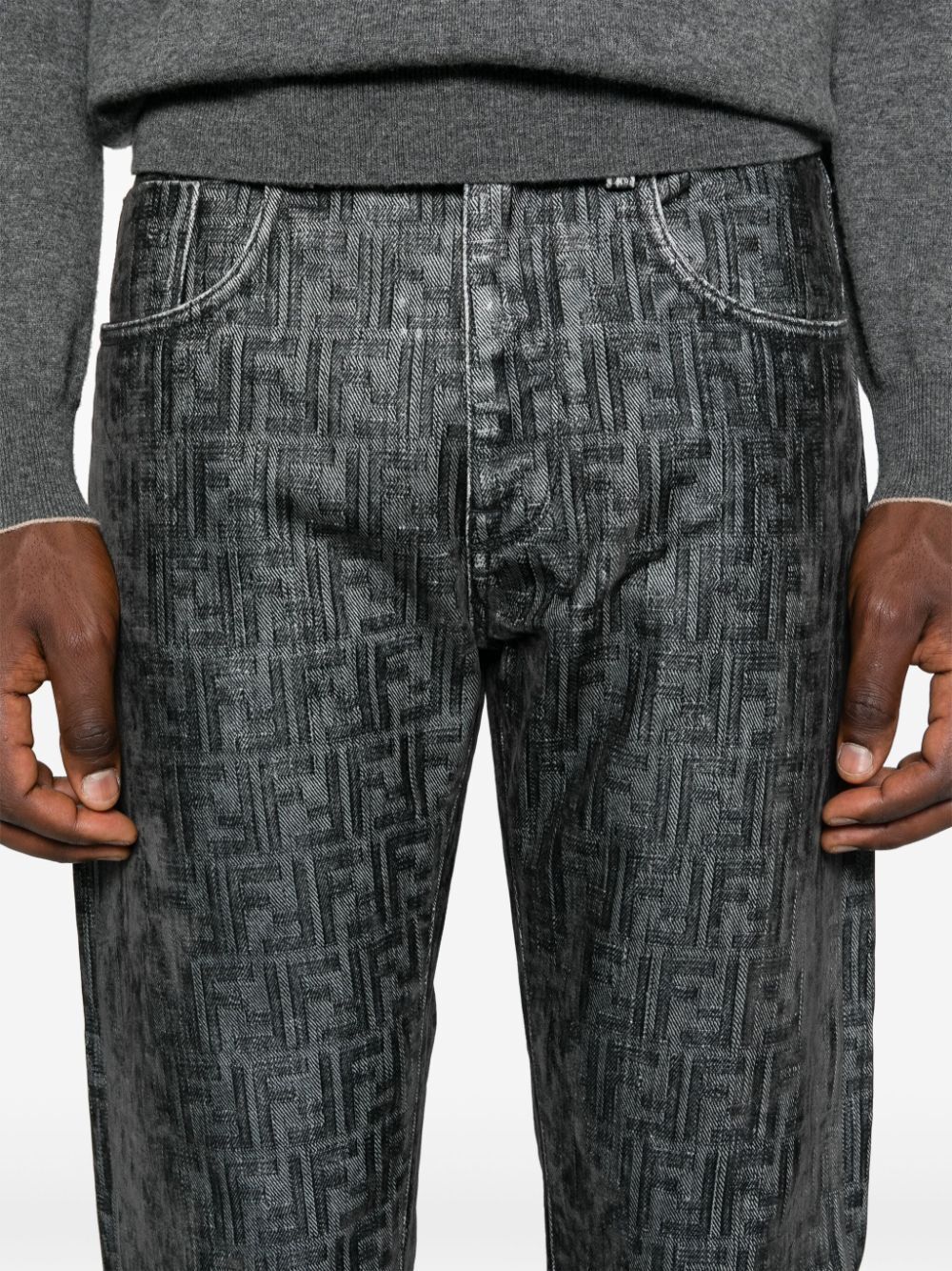 FENDI Contemporary Men's FF Jeans