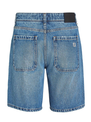 FENDI Men's Luxury Denim Shorts