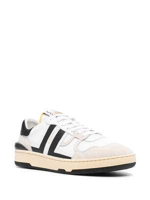 LANVIN Color Block Leather & Mesh Sneakers