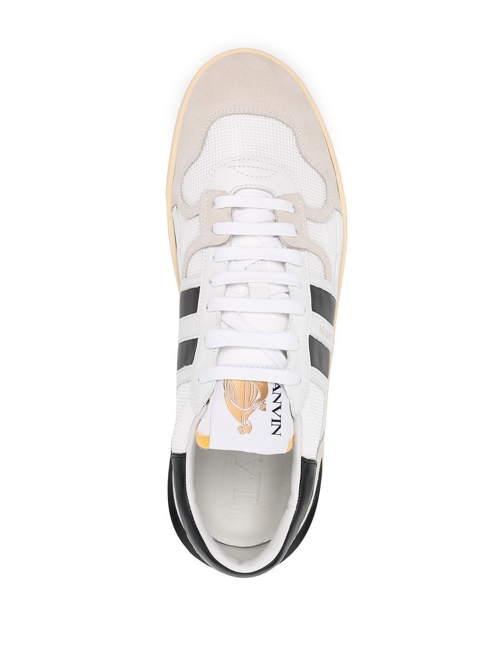 LANVIN Clay Low Top Sneakers in White