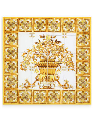 DOLCE & GABBANA Elegant Silk Scarf