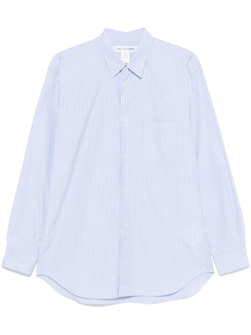 COMME DES GARÇONS SHIRT Men's Cotton Stripe Patch Shirt