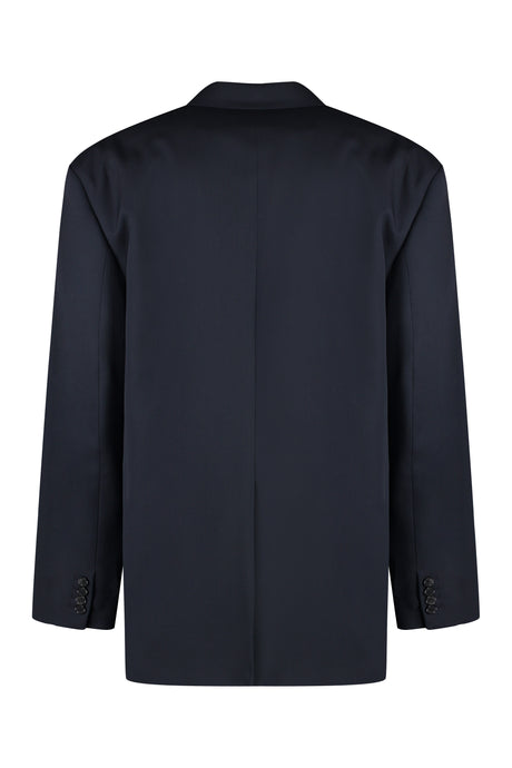 ACNE STUDIOS Men's Navy Wool Blend Blazer