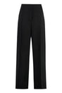 ACNE STUDIOS Black Wool Blend Trousers for Women - SS24 Collection