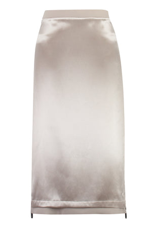 FENDI Ivory Extendable Pencil Skirt for Women