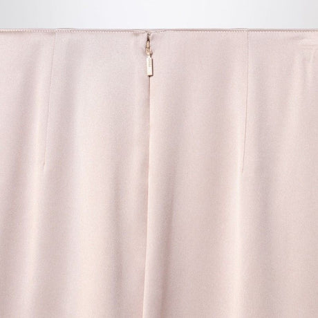 FENDI Silk Satin High Waist Flared Skirt