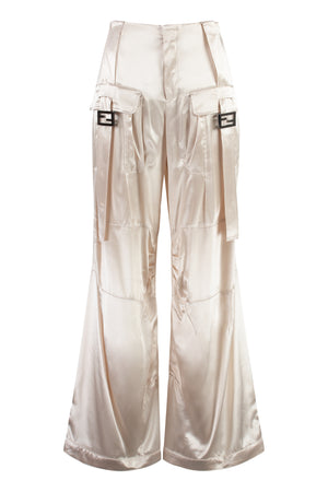 Ivory Cargo Trousers for Women in SS23