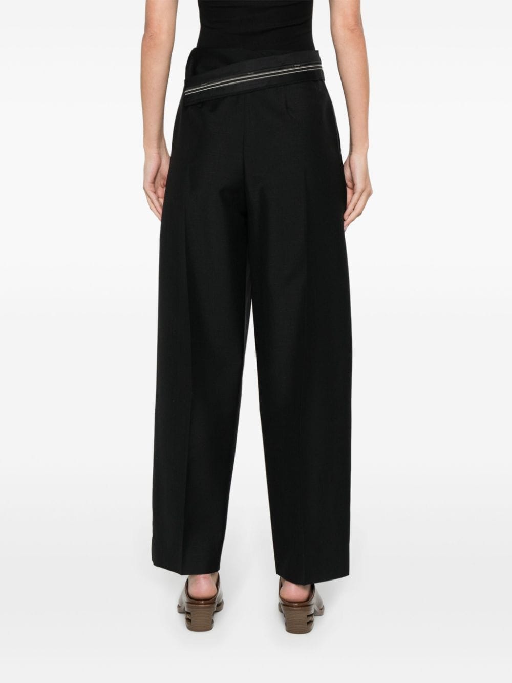 FENDI Women's 2024 Black Straight Pants