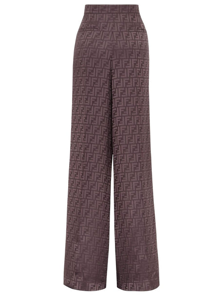 FENDI Chic Wide Leg Trousers for Women