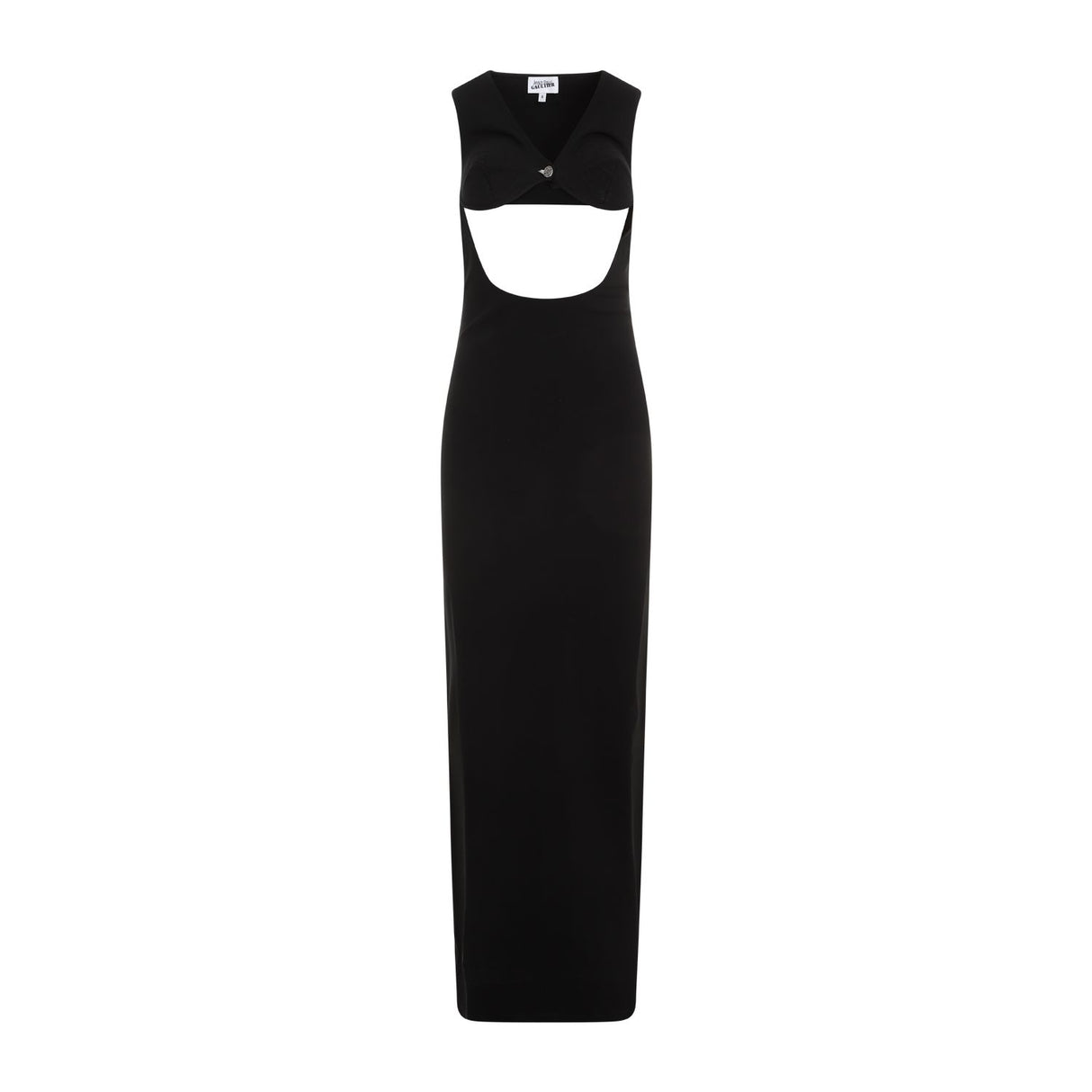 JEAN PAUL GAULTIER Black Trompe-l`œil Long Dress for Women