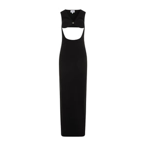 JEAN PAUL GAULTIER Black Trompe-l`œil Long Dress for Women