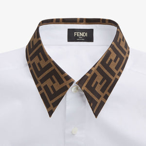 FENDI Elegant Cotton Button-Up Shirt