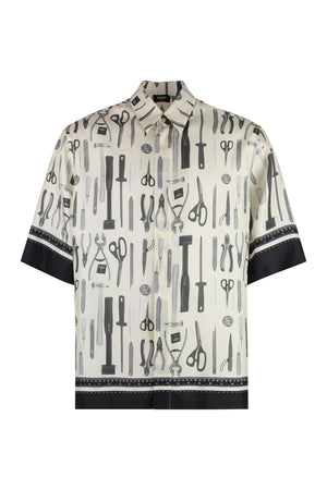 Men's Sambuco Silk Shirt - SS24 Collection