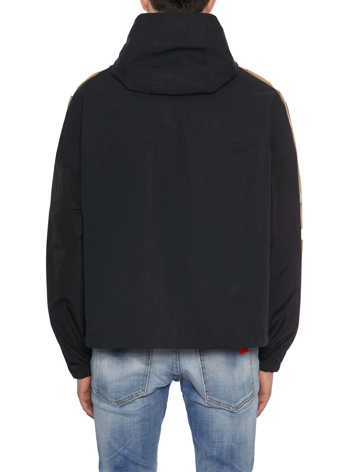 DSQUARED2 Black Hooded Jacket for Men in SS23 Season