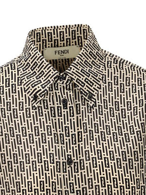 FRIENDS OF FENDI - Printed Silk Shirt for Women