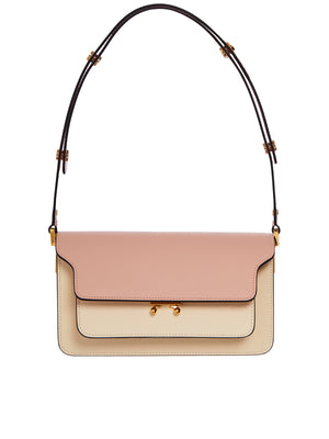 MARNI Pink Leather Trunk Handbag for Women - Perfect for All Occasions