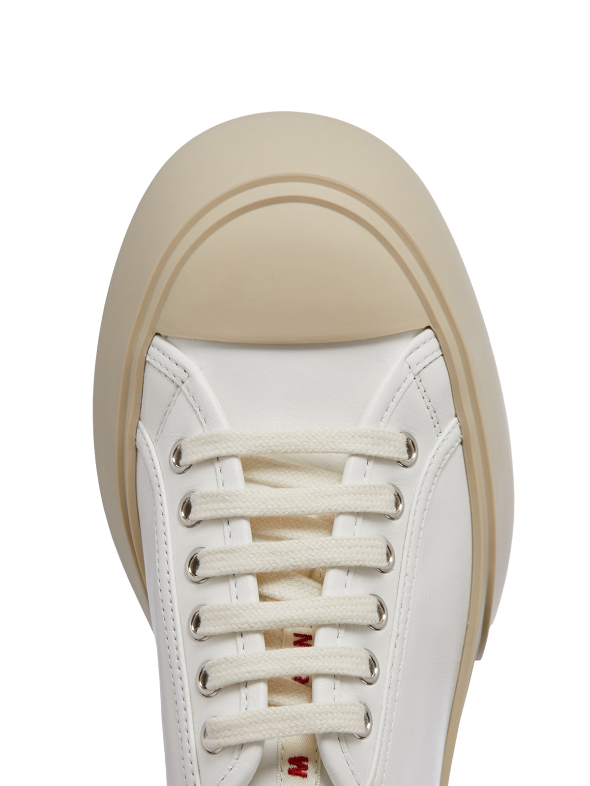 MARNI White Leather Women's Sneakers for Everyday Comfort