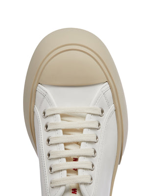 MARNI White Leather Women's Sneakers for Everyday Comfort