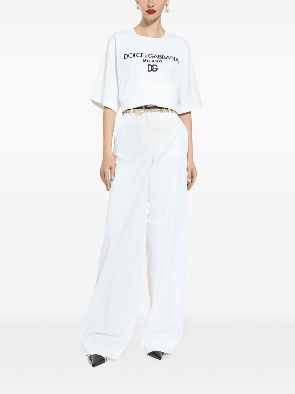 女士SS24棉质长裤-顶级时尚品牌W0001款