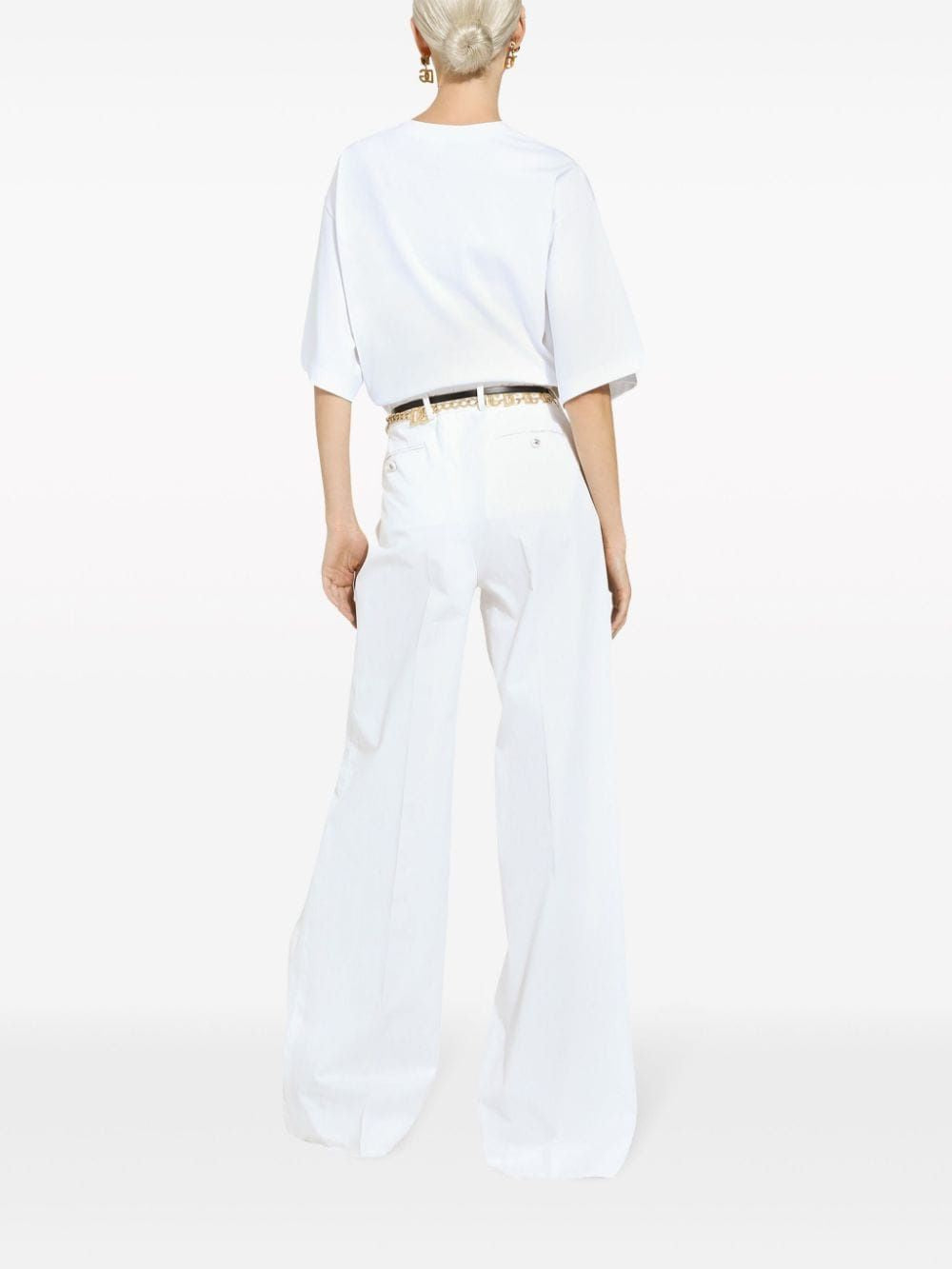 DOLCE & GABBANA Classic Cotton Blend Pants for Women