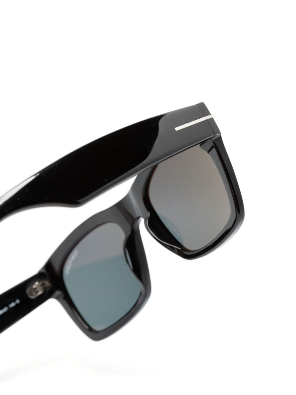 TOM FORD EYEWEAR Stylish Square Black Sunglasses with UV Protection for Men