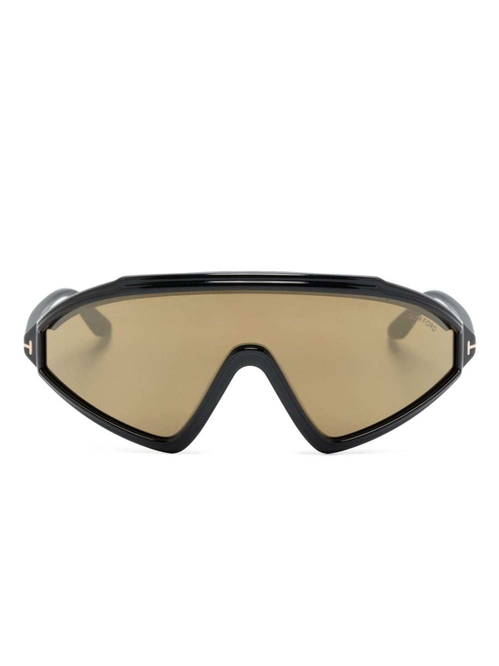 Lorna Shield-Frame Sunglasses - Black