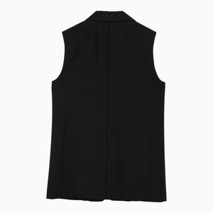 FENDI Embroidered Logo Mohair Wool Vest for Women