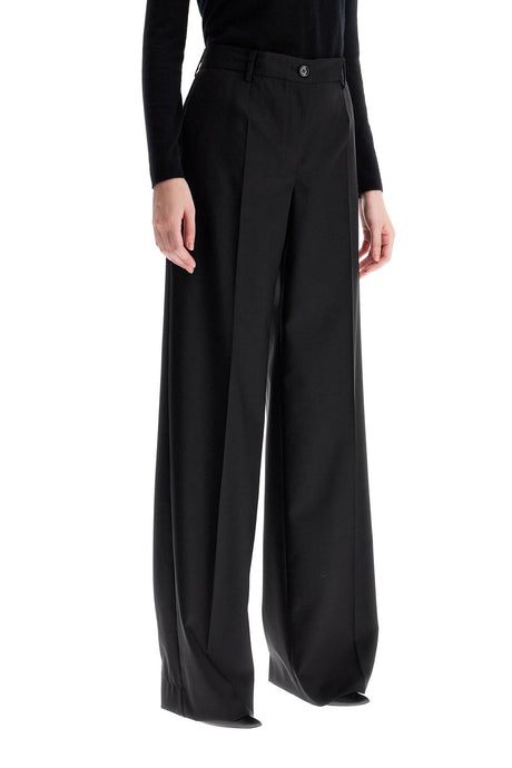 DOLCE & GABBANA Woolen Flare Pants - Perfect Tailoring, Italian Size 42