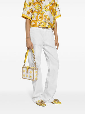 DOLCE & GABBANA Elegant Cotton Trousers