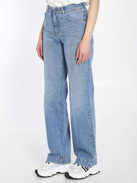 DOLCE & GABBANA High-Waisted Wide-Leg Jeans