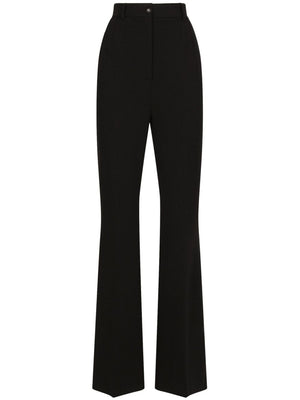 DOLCE & GABBANA High-Waisted Flared Trousers