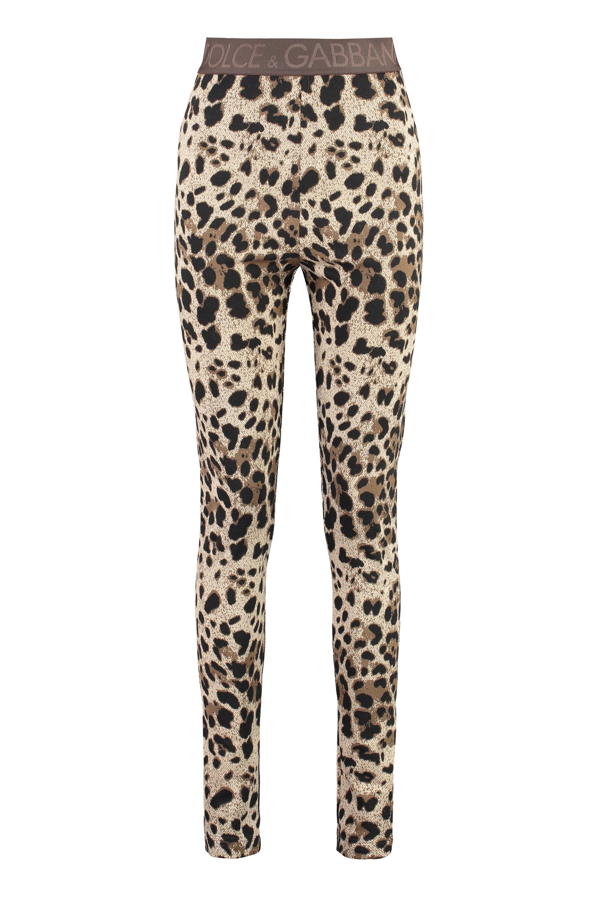 DOLCE & GABBANA Animalier Knit Leggings for Women