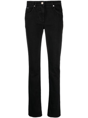 DOLCE & GABBANA Stylish High-Waisted Jeans for Women in Classic Black