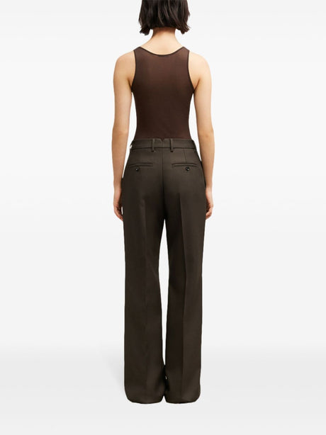 AMI PARIS Wide Flare Pants for Women - Fall/Winter 2024