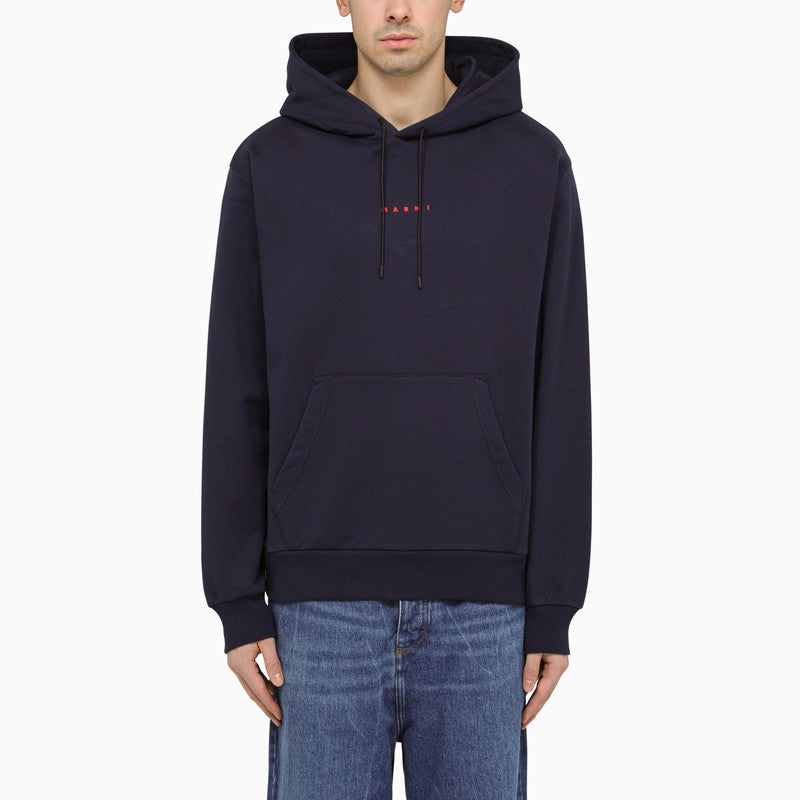 MARNI Pink Hoodie with Logo for Men