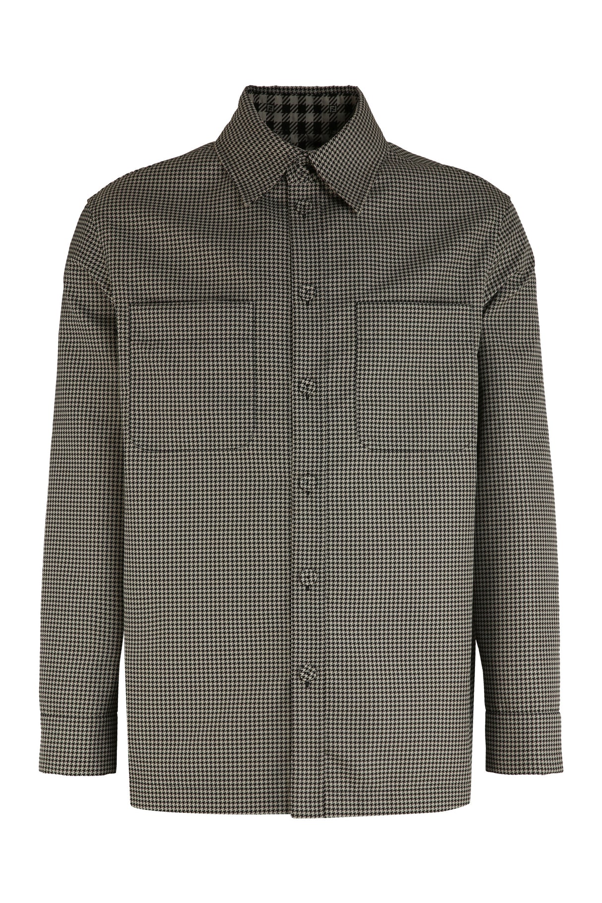 Men's Checkered Shirt Jacket for FW23