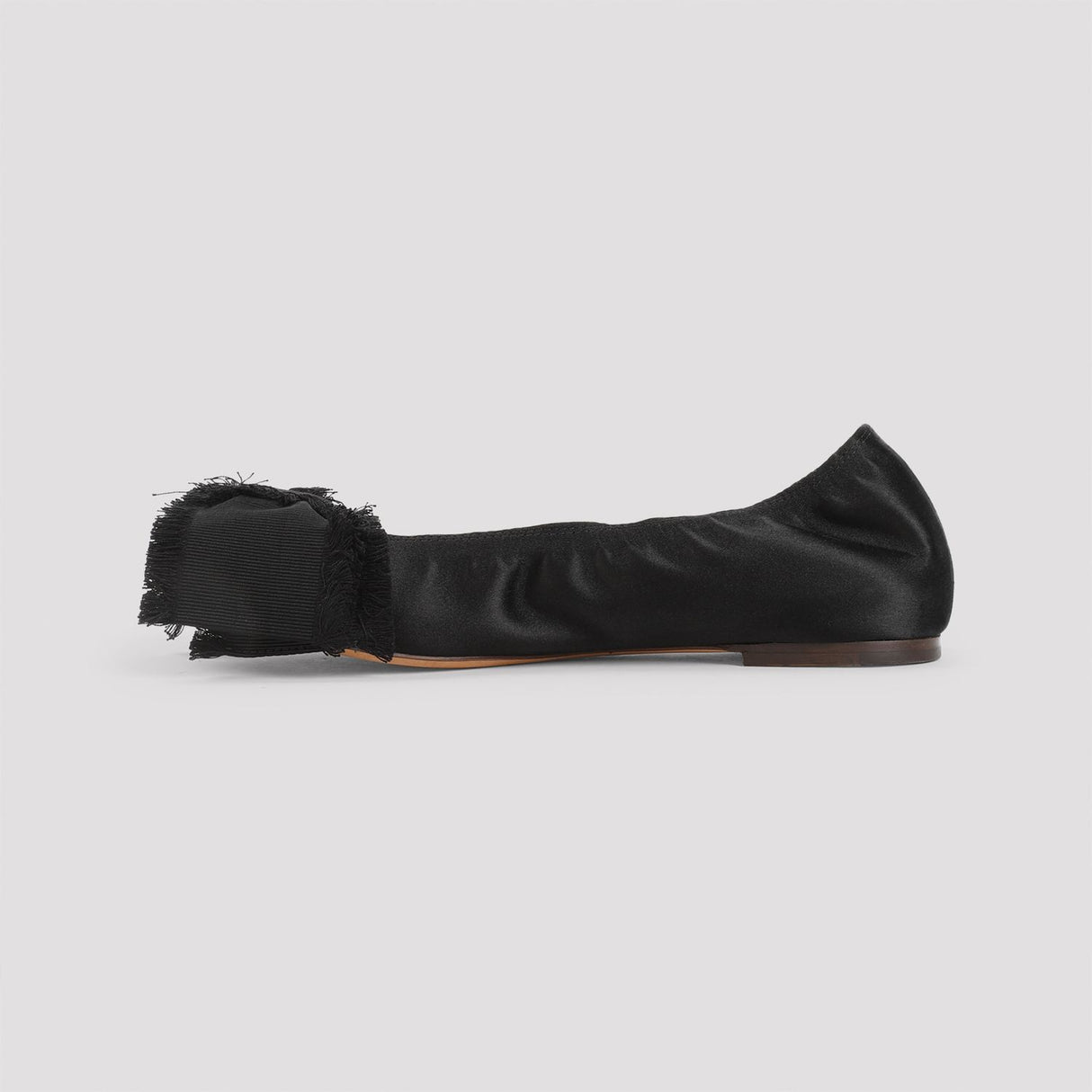 LANVIN Elegant Silk Bow Ballerinas for Women