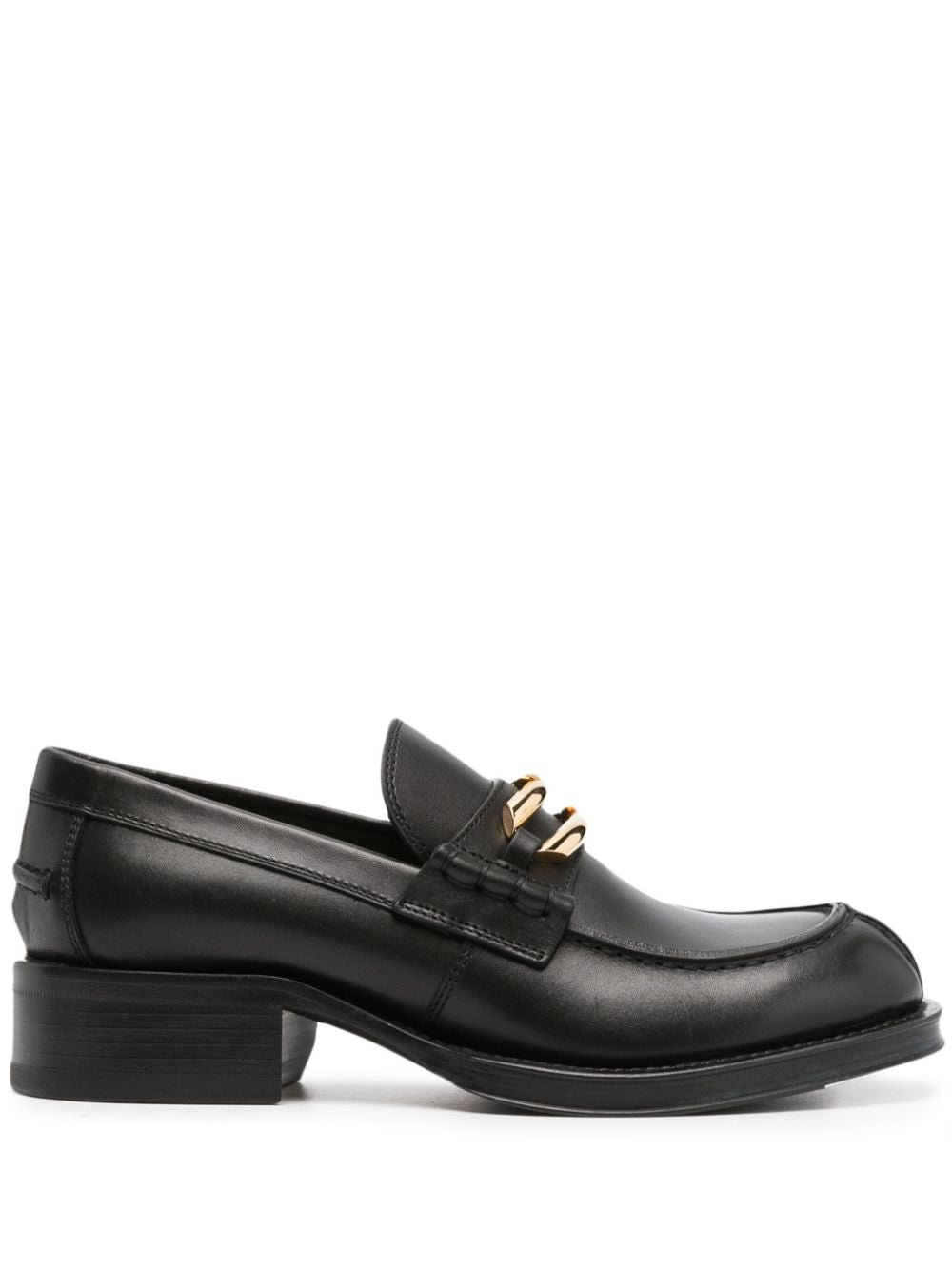 Women's Elegant Buckle Leather Loafers