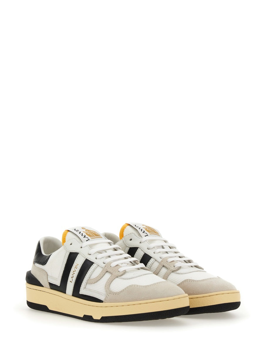 LANVIN Stylish Mesh and Leather Sneakers for Women