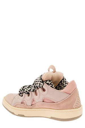 LANVIN Curb Chunky Multi-Texture Sneakers