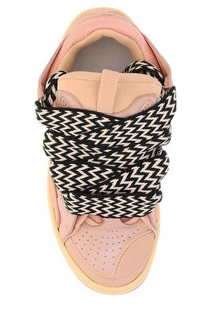 LANVIN Curb Chunky Multi-Texture Sneakers