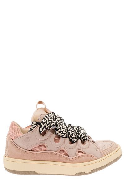 LANVIN Curb Chunky Multi-Texture Sneakers