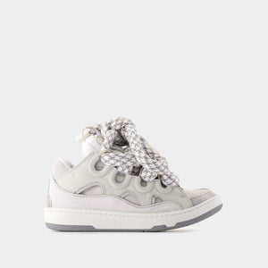 LANVIN Curb-Inspired Women's Leather Sneakers