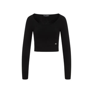 DOLCE & GABBANA Elegant Black Sweater - Winter Collection