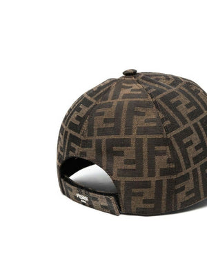 FENDI Luxury Designer Logo Baseball Cap - Adjustable