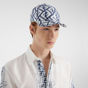 FENDI Sleek and Stylish Baseball Silk Cap for Men